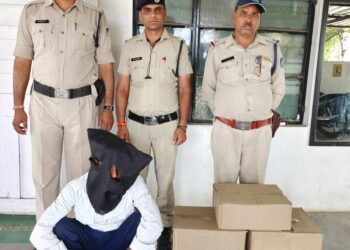 मंदसौर पुलिस के थाना दलौदा में 07 पेटी देशी शराब के साथ दो आरोपियों को हिरासत में लिया गया |