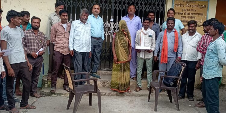 शासकीय उचित मूल्य की दुकान सेमलिया का बनाया गया पंचनामा