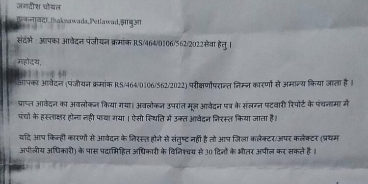 वाह झाबुआ जिले के कलेक्टर मोहदय की तो बात ही निराली है