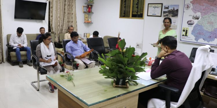 जवाहर नवोदय विद्यालय थांदला की विद्यालय प्रबंधन समिति की बैठक झाबुआ मे संपन्न हुई।