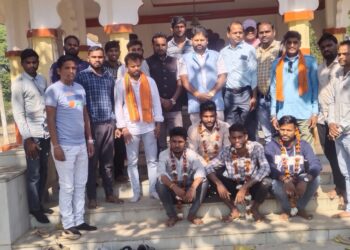 भाजपा युवा मोर्चा द्वारा विधानसभा युवा सम्मेलन को लेकर आज देवझिरी मंडल मे बैठक आयोजित की गई।