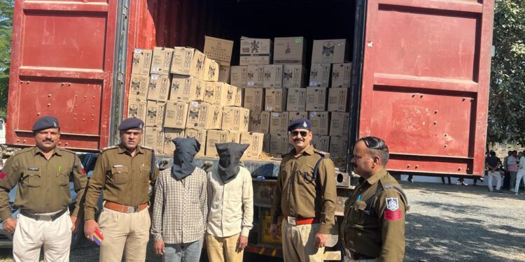 पिपलियामण्डी पुलिस की गिरफ्त मे दो अंतर्राज्यीय शराब तस्कर