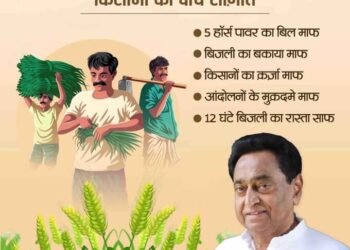 अन्नदाता किसानो के लिये कमलनाथ की कांग्रेस सरकार लागु करेगी कृषक न्याय योजना- जैन