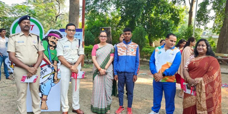 37वें नेशनल गेम्स 2023 में जिले का हैण्डबाल खिलाडी करेगा प्रतिभागिता मे सहभागिता।