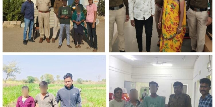खरगोन पुलिस द्वारा विशेष ऑपरेशन “मुस्कान अभियान” के तहत 76 अवयस्क बालक/ बालिकाओ को खोज निकाल कर दसत्याब करने में पाई बड़ी सफलता |