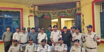 खरगोन पुलिस द्वारा शातिर चोर गिरोह के 04 सदस्यों को गिरफ्तार करने में पाई सफलता |